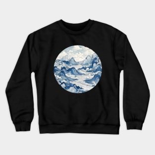 Japanese Map Artstyle Crewneck Sweatshirt